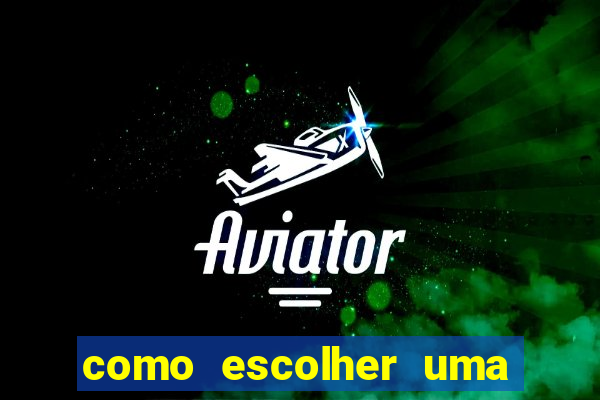 como escolher uma boa cartela de bingo